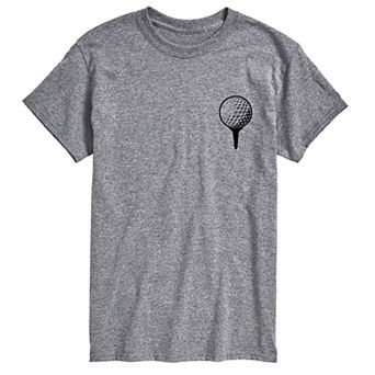 Men's Golf Ball on Tee Graphic Tee