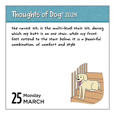 Andrews & McMeel Thoughts of Dog 2024 Day-to-Day Calendar