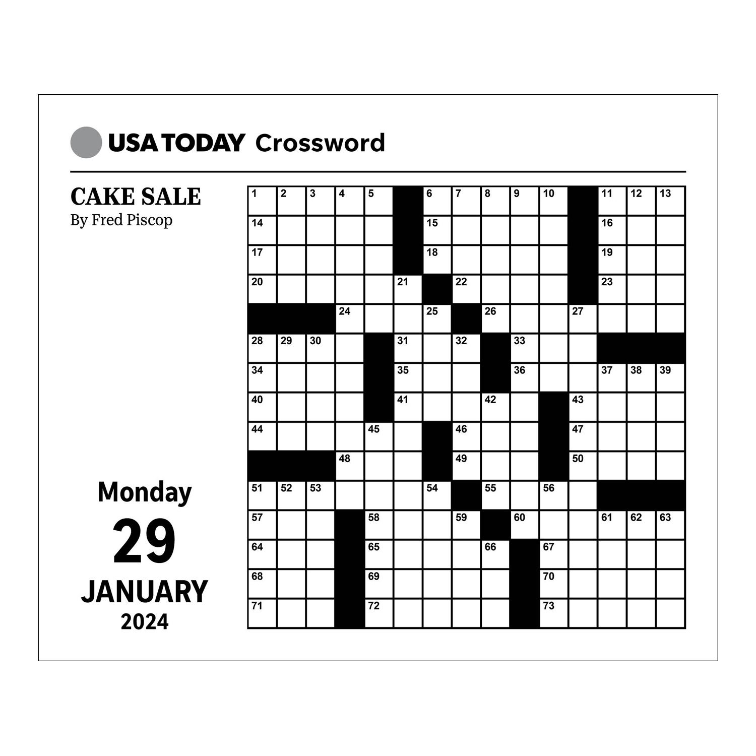 Andrews McMeel USA TODAY Crossword 2024 Day To Day Calendar   6491258 ALT3