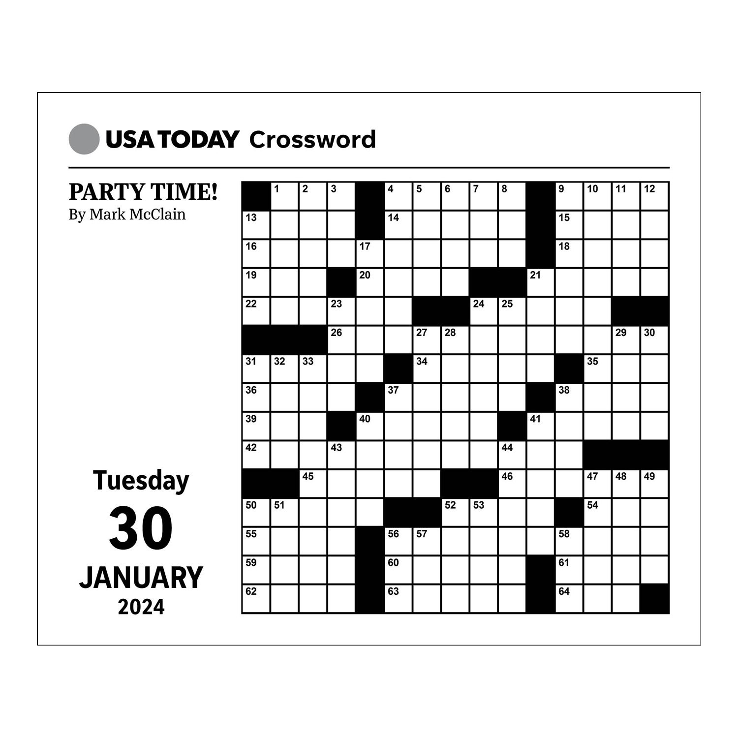 Andrews McMeel USA TODAY Crossword 2024 Day To Day Calendar   6491258 ALT5