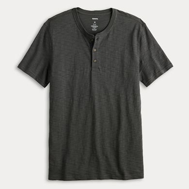 Men's Sonoma Goods For Life Everyday Short Sleeve Henley