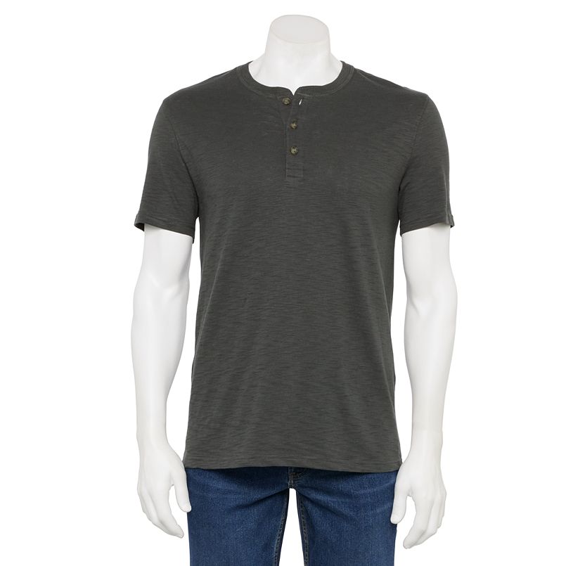 Men's Sonoma Goods For Life® Everyday Short Sleeve Henley