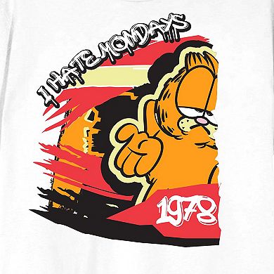 Junior's Garfield 1978 I Hate Mondays Graphic Tee