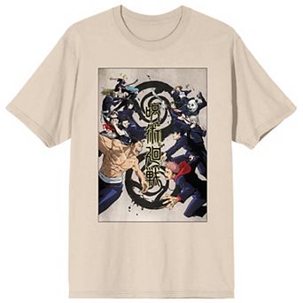 Junior's Jujutsu Kaisen Poster Art Graphic Tee