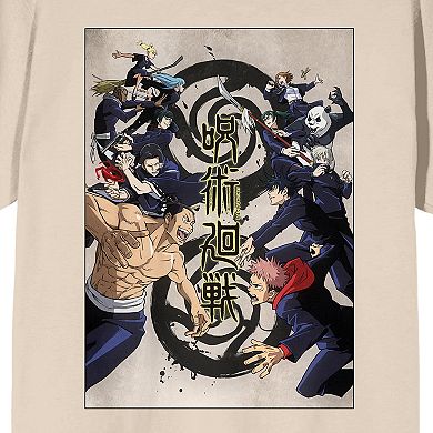 Junior's Jujutsu Kaisen Poster Art Graphic Tee