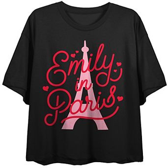 Juniors' Emily in Paris Title Graphic Tee
