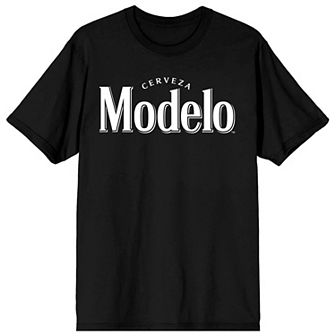 Juniors' Modelo Single Color Logo Graphic Tee