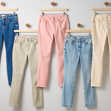 Petite LC Lauren Conrad High Rise 5 Pocket Skinny Ankle Jeans
