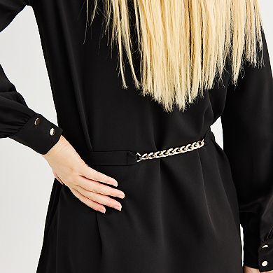 Women's INTEMPO Belted Tunic Dress