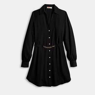 Women's INTEMPO Belted Tunic Dress