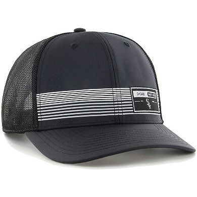 Men's '47 Black Chicago White Sox Rangefinder brrr Trucker Adjustable Hat