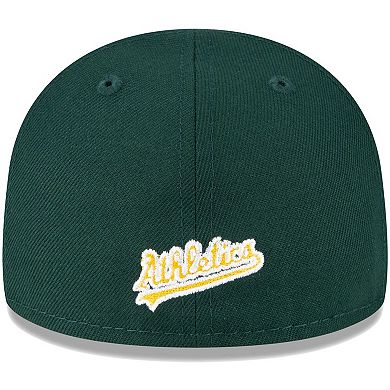 Infant New Era Green Oakland Athletics My First 59FIFTY Fitted Hat