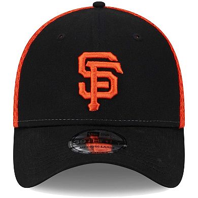 Men's New Era Black San Francisco Giants Team Neo 39THIRTY Flex Hat