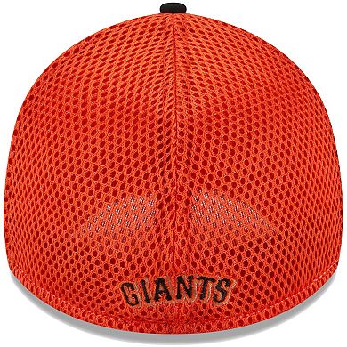 Men's New Era Black San Francisco Giants Team Neo 39THIRTY Flex Hat