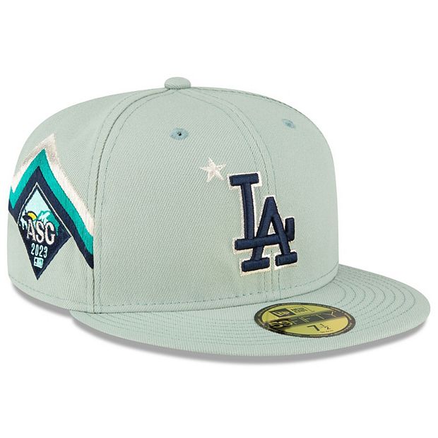 Los Angeles Dodgers New Era Fashion Color Basic 59FIFTY Fitted Hat - Gray