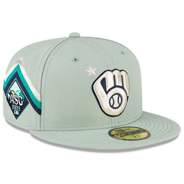 Men's New Era Mint Milwaukee Brewers 2023 MLB All-Star Game On-Field  59FIFTY Fitted Hat