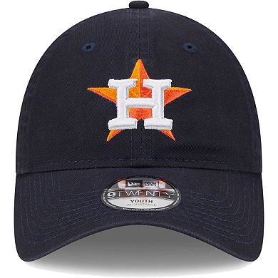 Toddler New Era Navy Houston Astros Team 9TWENTY Adjustable Hat