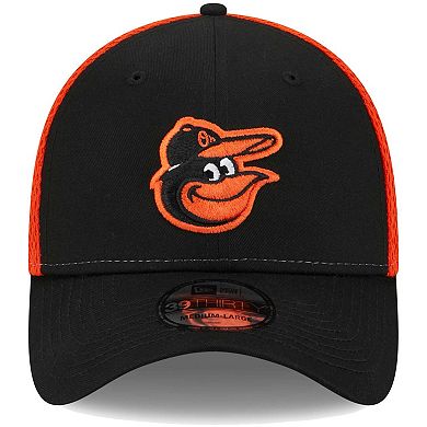 Men's New Era Black Baltimore Orioles Team Neo 39THIRTY Flex Hat