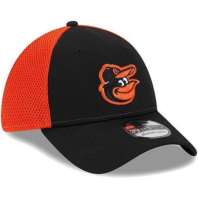 Men's New Era Black Baltimore Orioles Team Neo 39THIRTY Flex Hat