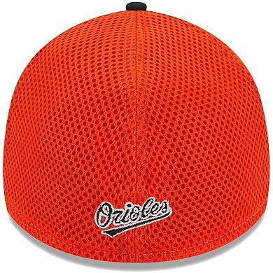 Men's New Era Black Baltimore Orioles Team Neo 39THIRTY Flex Hat