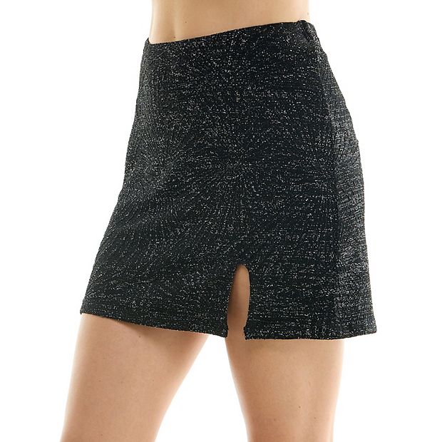 Kohl's short shop black skirt