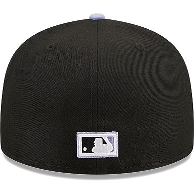 Men's New Era Black Florida Marlins Cooperstown Collection Side Patch ...