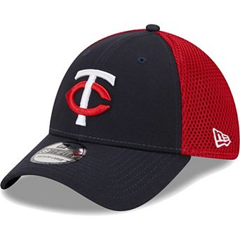 Men's New Era Navy Minnesota Twins Team Neo 39THIRTY Flex Hat