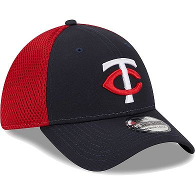 Men's New Era Navy Minnesota Twins Team Neo 39THIRTY Flex Hat