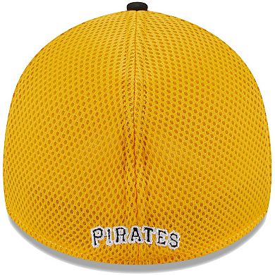 Men's New Era Black Pittsburgh Pirates Team Neo 39THIRTY Flex Hat