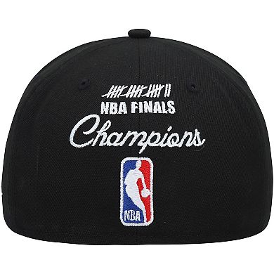 Men's New Era  Black Los Angeles Lakers Crown Champs 59FIFTY Fitted Hat