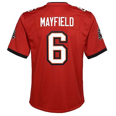 Youth Nike Baker Mayfield Red Tampa Bay Buccaneers Game Jersey