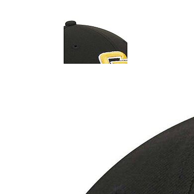 Men's New Era Black San Diego Padres Logo 39THIRTY Flex Hat