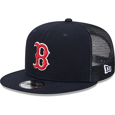 Men's New Era Navy Boston Red Sox Team Color Trucker 9FIFTY