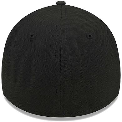 Men's New Era Black St. Louis Cardinals Logo 39THIRTY Flex Hat