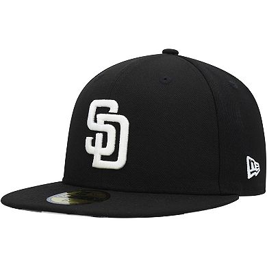 Men's New Era Black San Diego Padres Chrome Camo Undervisor 59FIFTY ...