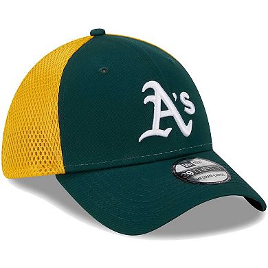 Men's New Era Green Oakland Athletics Team Neo 39THIRTY Flex Hat