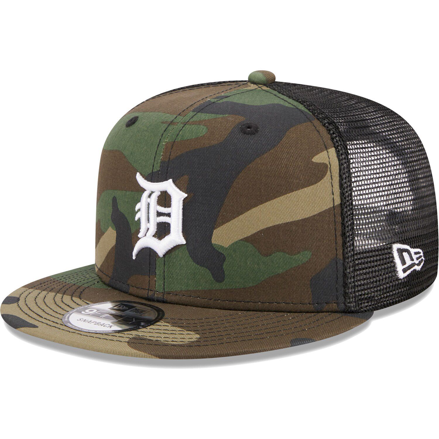 New Era Detroit Tigers Army Camo 2022 Armed Forces Day Bucket Hat