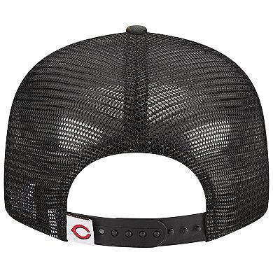 Men's New Era Camo Cincinnati Reds Woodland Camo Trucker 9FIFTY Snapback Hat