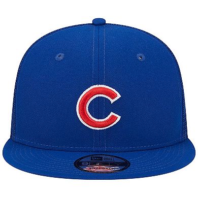 Men's New Era Royal Chicago Cubs Team Color Trucker 9FIFTY Snapback Hat