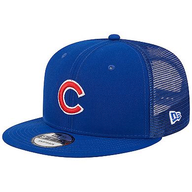 Men's New Era Royal Chicago Cubs Team Color Trucker 9FIFTY Snapback Hat