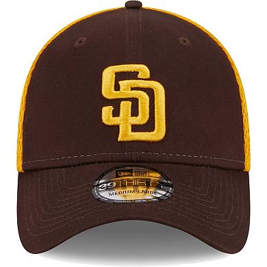 Men's New Era Brown San Diego Padres Team Neo 39THIRTY Flex Hat