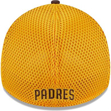 Men's New Era Brown San Diego Padres Team Neo 39THIRTY Flex Hat