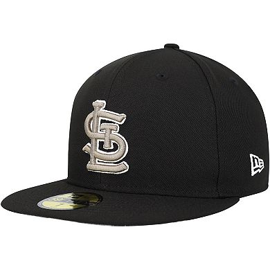 Men's New Era Black St. Louis Cardinals Chrome Camo Undervisor 59FIFTY ...