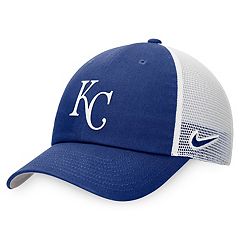Men's Fanatics Branded Royal/Light Blue Kansas City Royals League Logo Cuffed Knit Hat with Pom