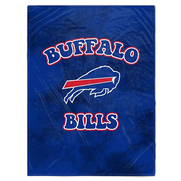 Buffalo Bills 60'' x 70'' Bubble Tie-Dye Flannel Sherpa Blanket