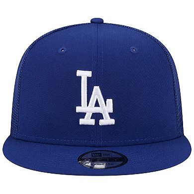 Men's New Era Royal Los Angeles Dodgers Team Color Trucker 9FIFTY Snapback Hat