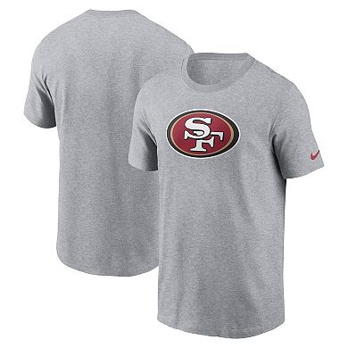 Men's Nike Gray San Francisco 49ers Logo Essential T-Shirt