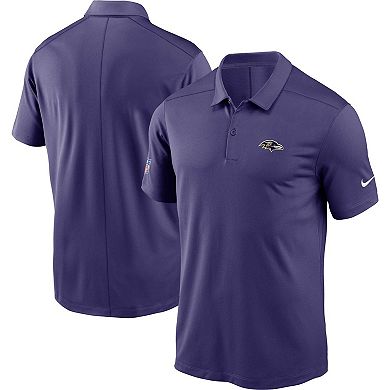 Men's Nike Purple Baltimore Ravens Sideline Victory Performance Polo