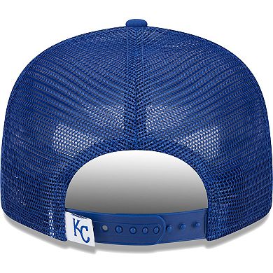 Men's New Era Royal Kansas City Royals Team Color Trucker 9FIFTY Snapback Hat