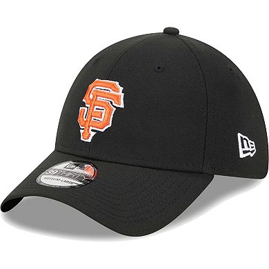 Men's New Era Black San Francisco Giants Logo 39THIRTY Flex Hat
